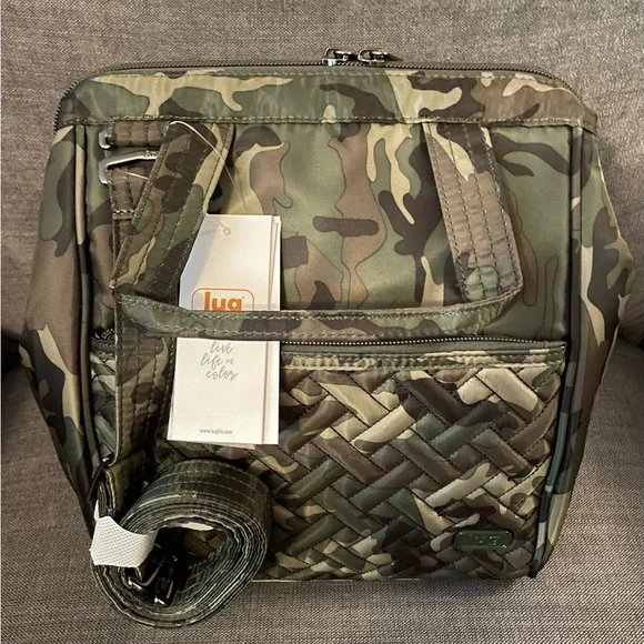 lug Bags Lug Chewy Convertible Lunch Bag Tote Camo Green Poshmark
